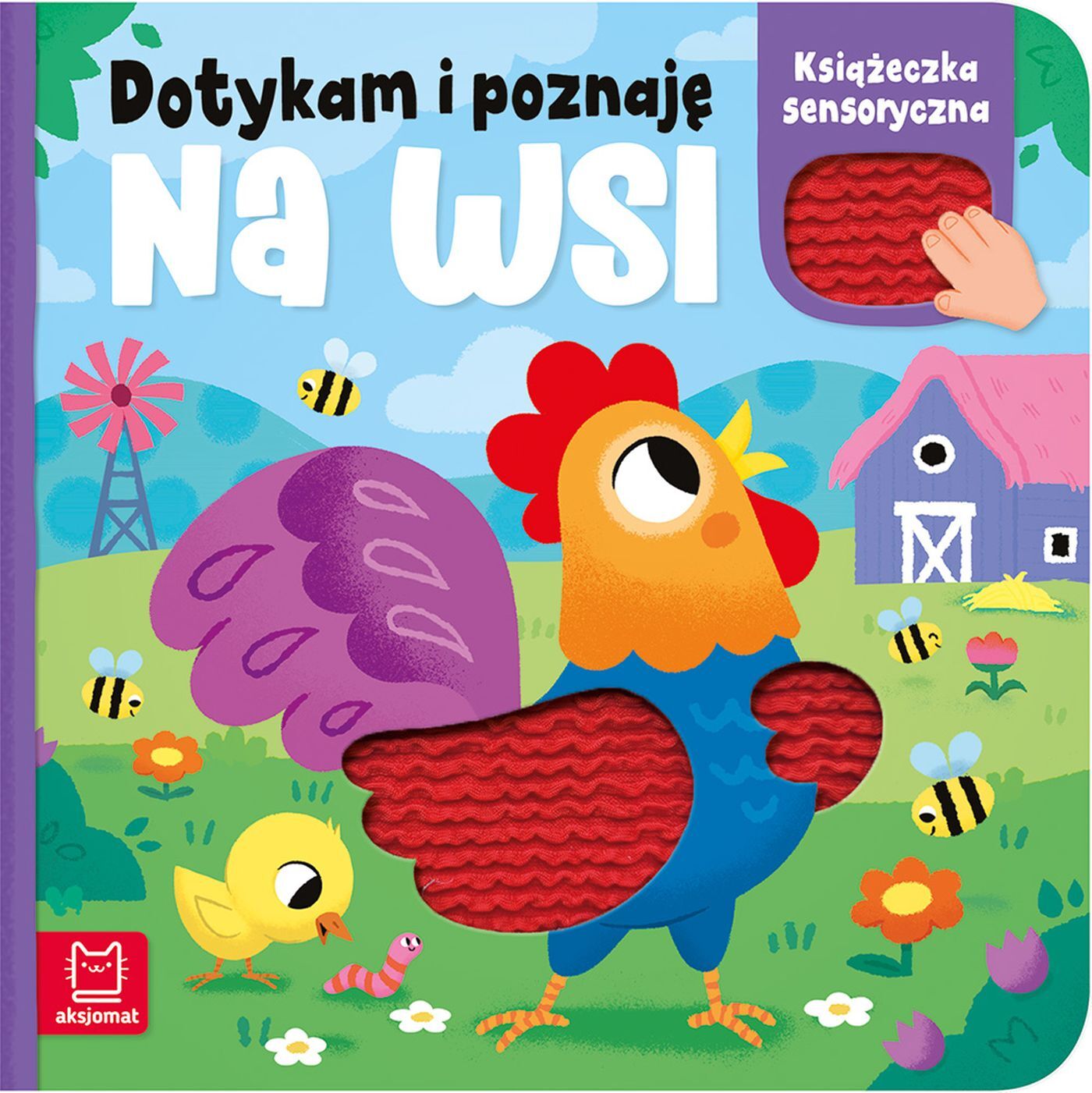 Dotykam i poznaję. Na wsi. Książeczka sensoryczna