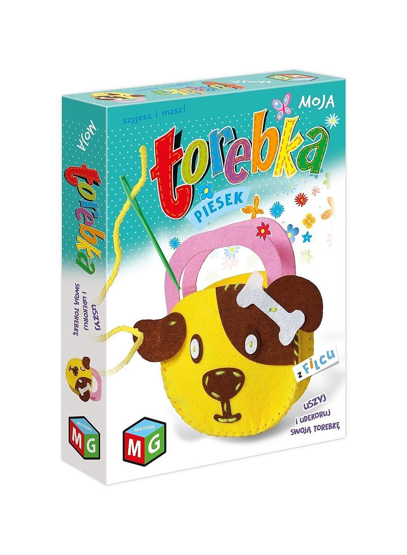 Moja torebka z filcu piesek