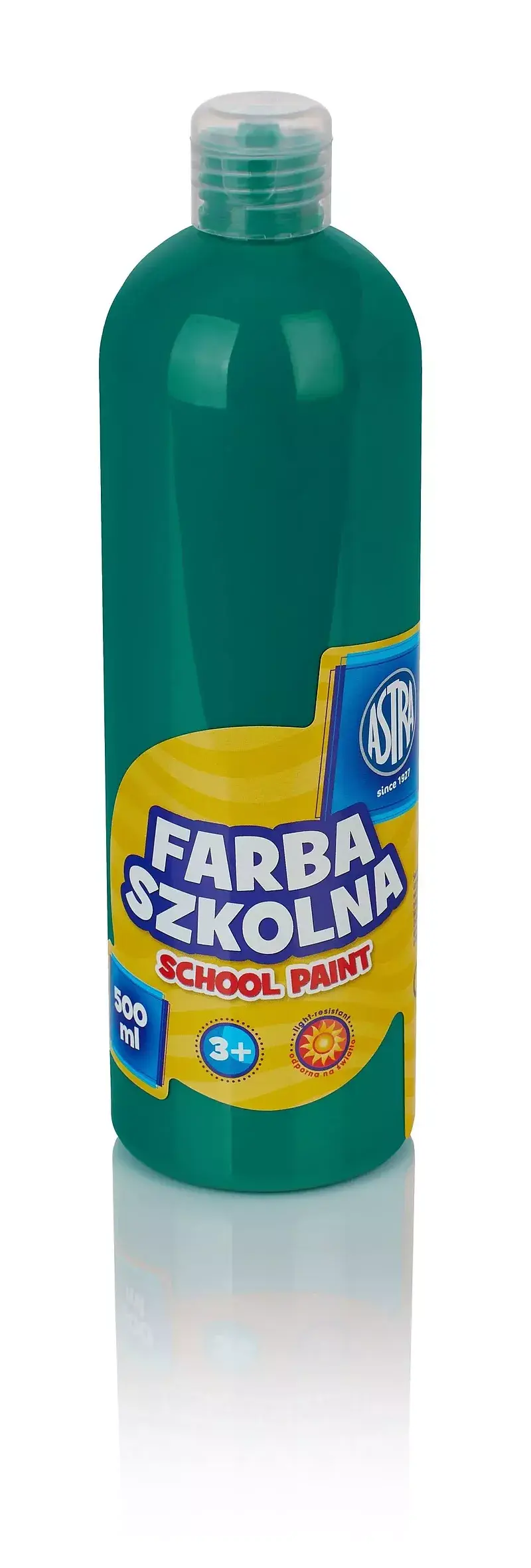 Farba szkolna astra 500 ml szmaragdowa