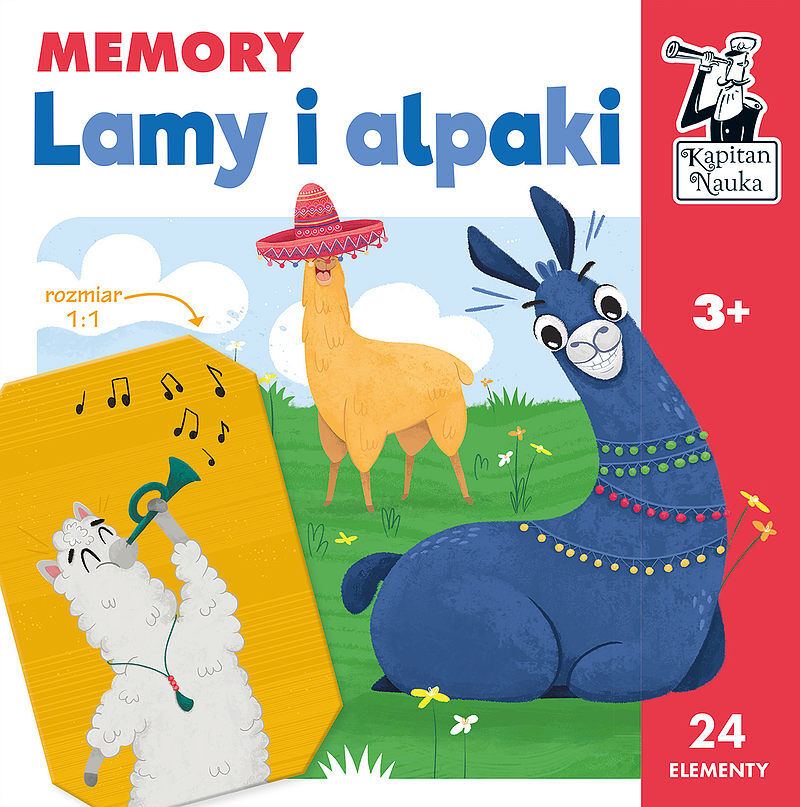 Lamy i alpaki. Memory. Kapitan Nauka