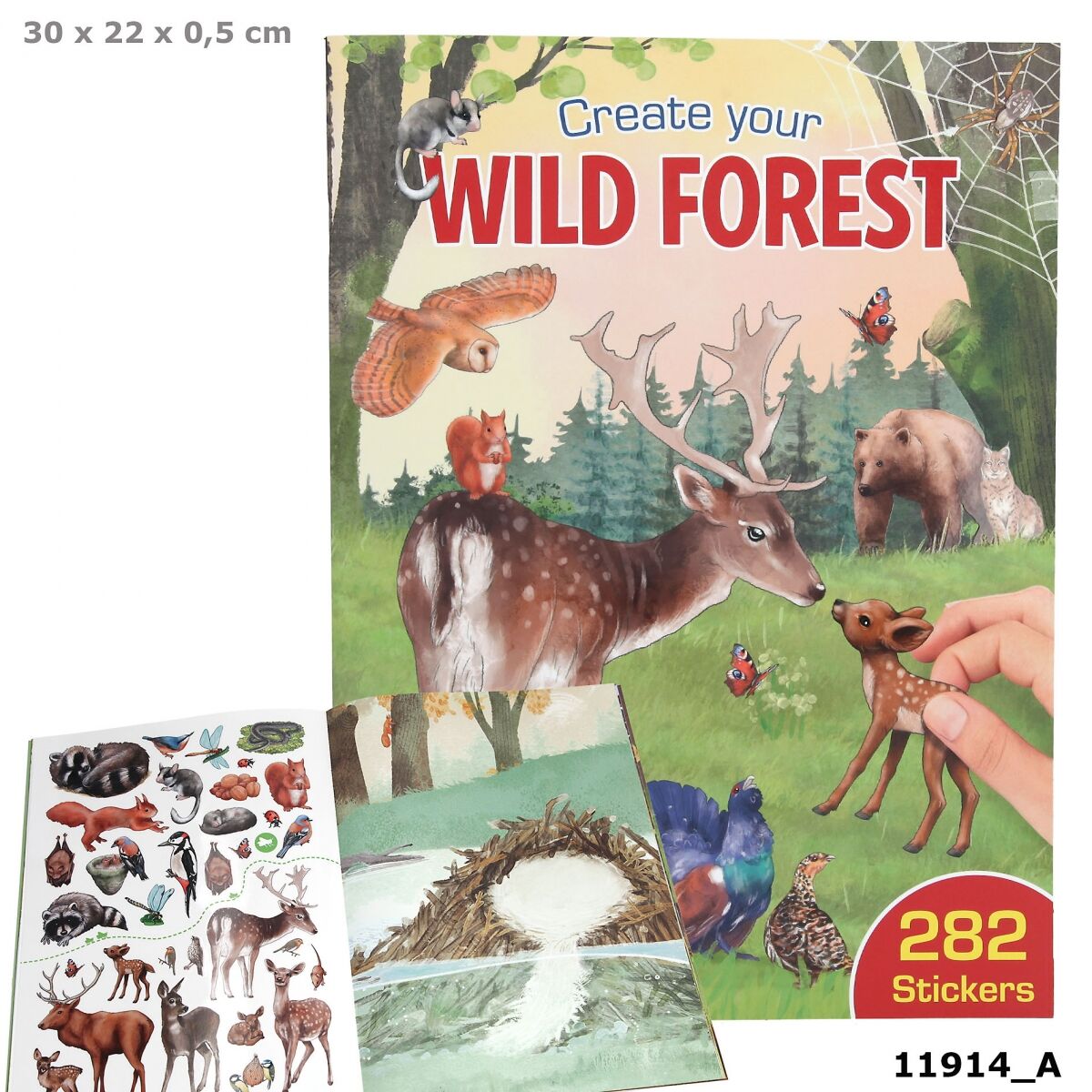 Zestaw z naklejkami Wild Forest 11914A