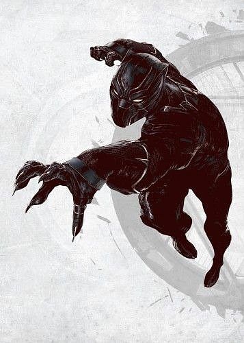 Plakat Black Panther - Civil War United We Stand 343 M