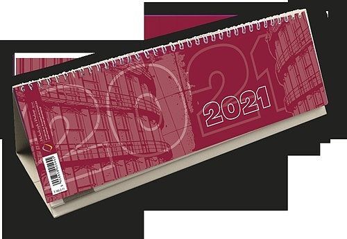 Kalendarz 2021 ze spiralką poziomy mip