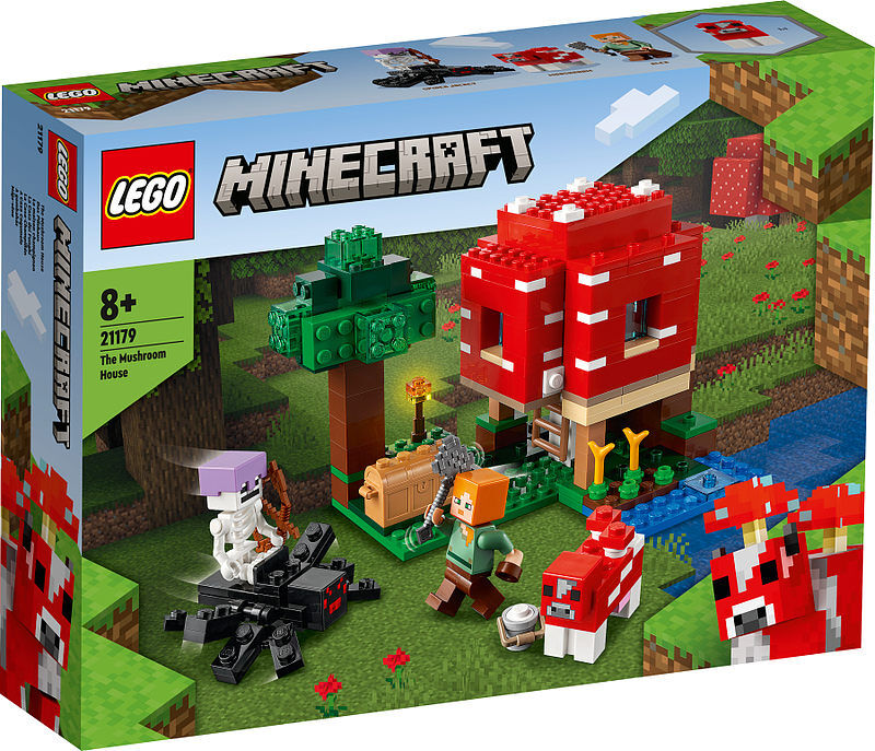 Lego minecraft dom w grzybie 21179