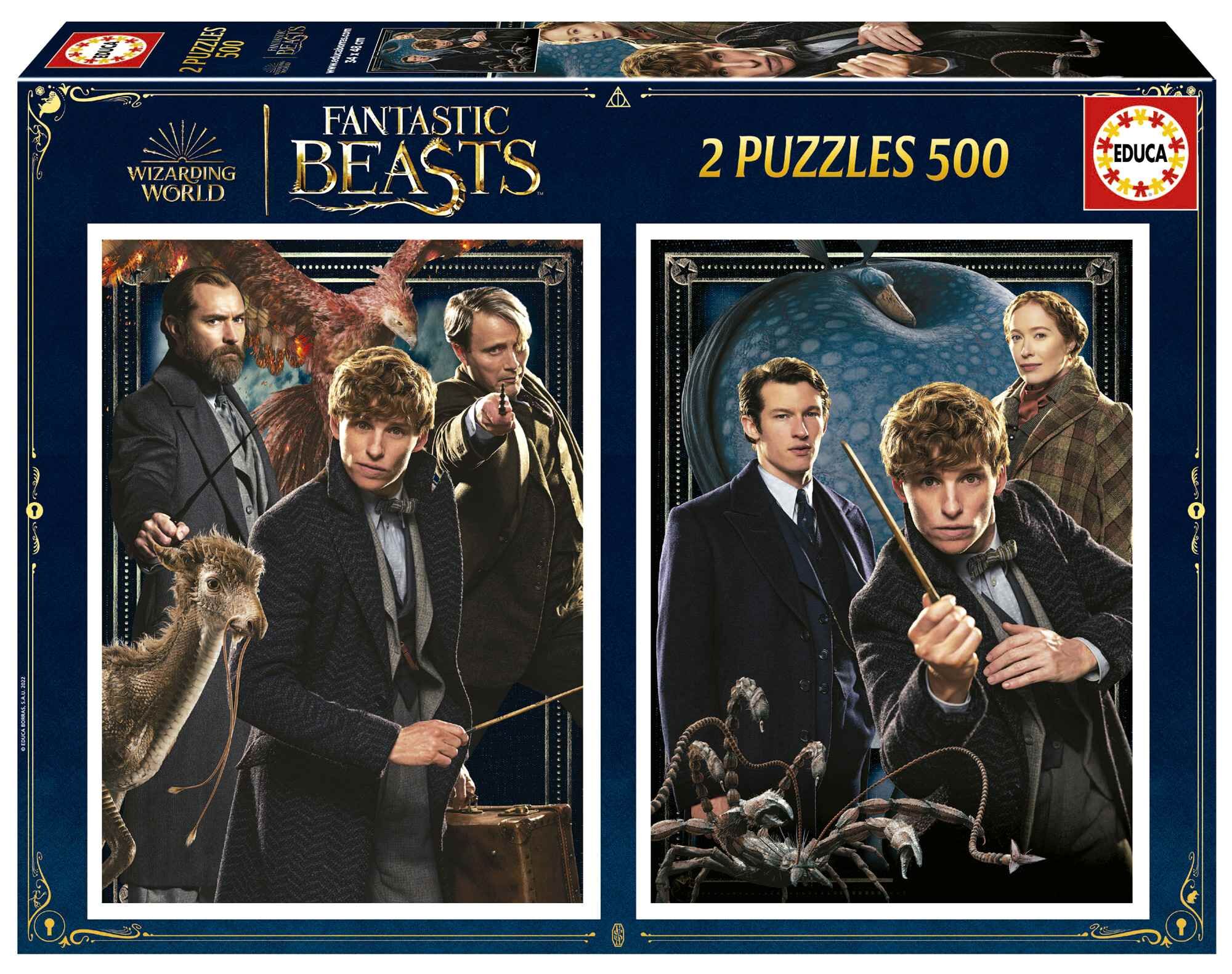 Puzzle 2x500 Fantastyczne Zwierzęta 111553