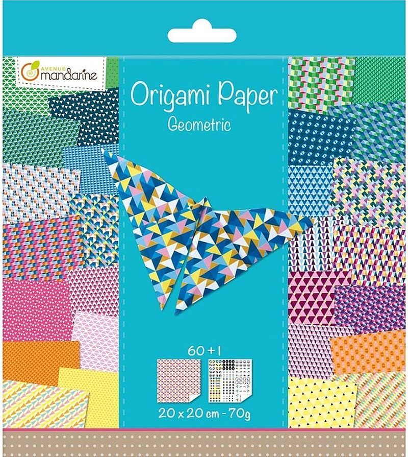 Papier do origami Geometric 60 arkuszy