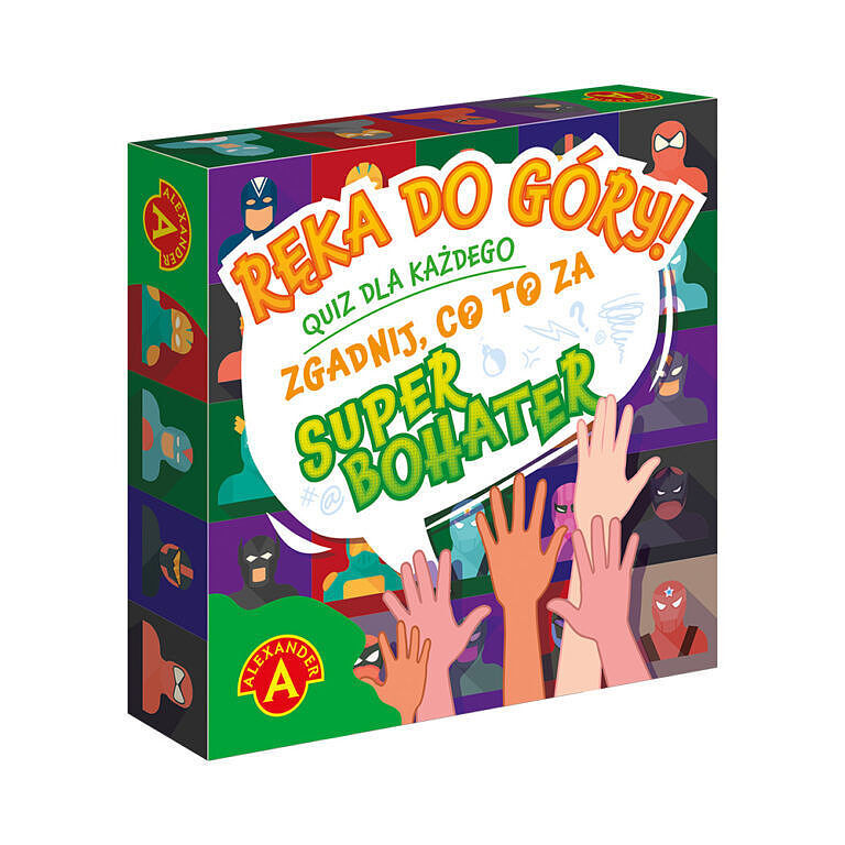 Ręka do góry! Zgadnij co to za superbohater
