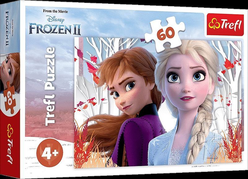 Puzzle 60 Frozen 2 Zaczarowany świat Anny i Elsy