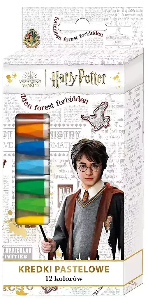 Kredki pastelowe jumbo 12 kolorów harry potter