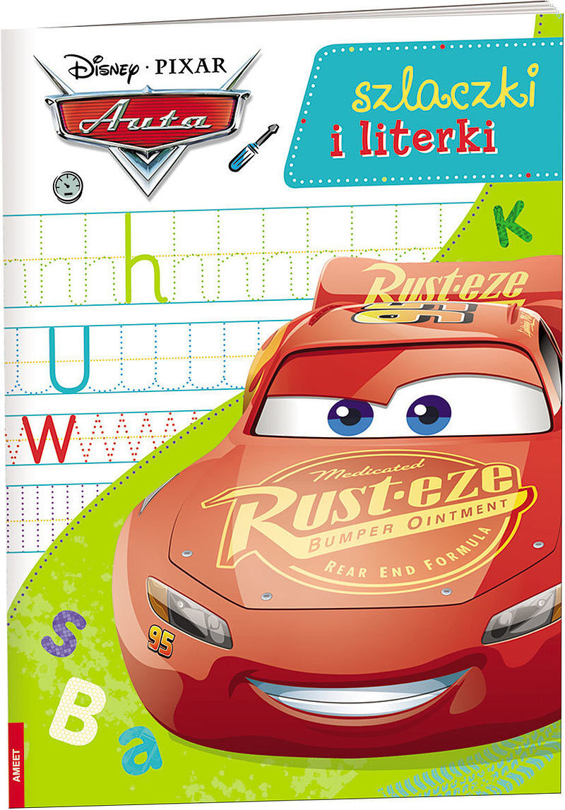 Disney/pixar auta. Szlaczki i literki szn-9105