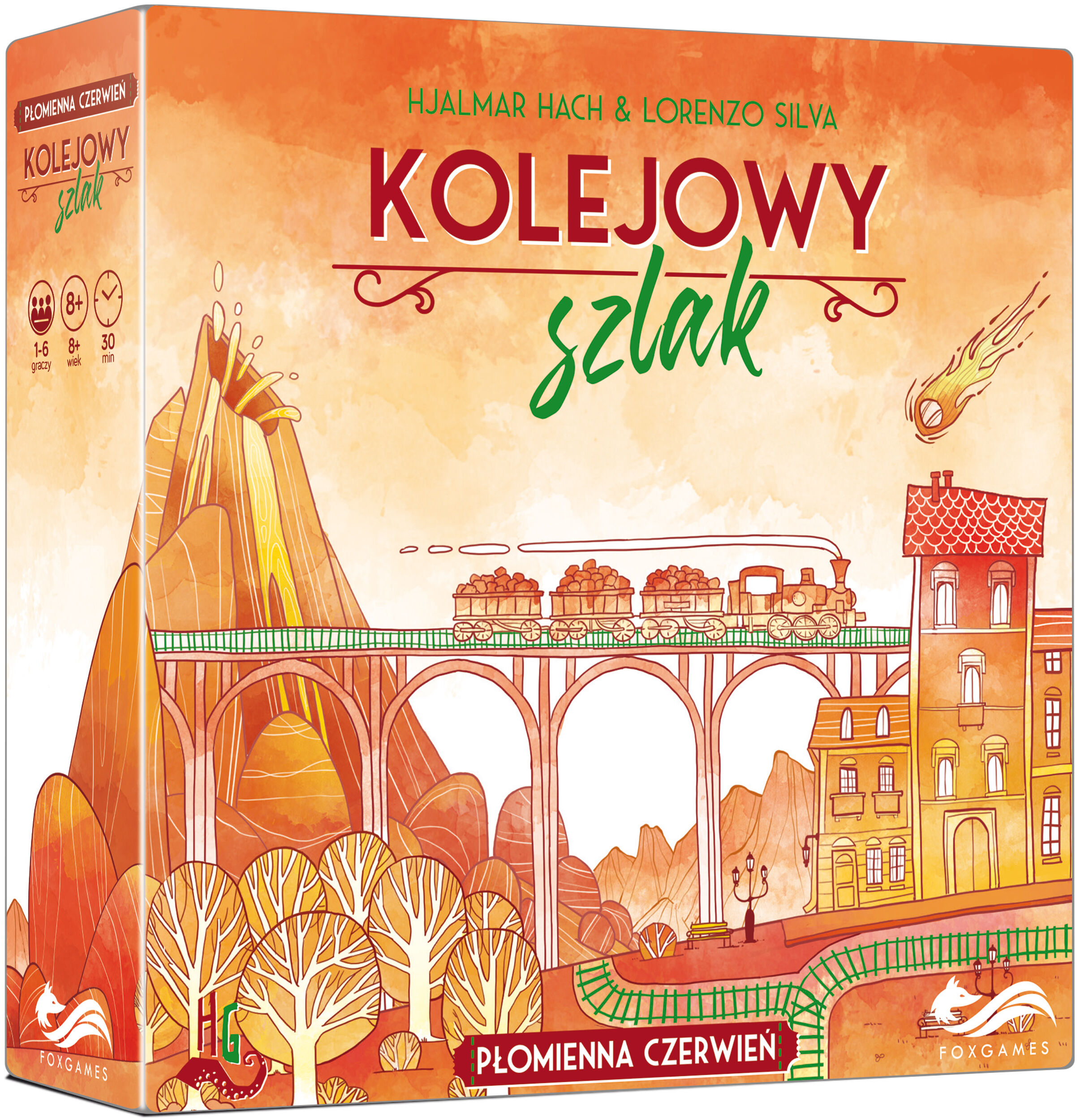 Kolejowy Szlak - Płomienna czerwień