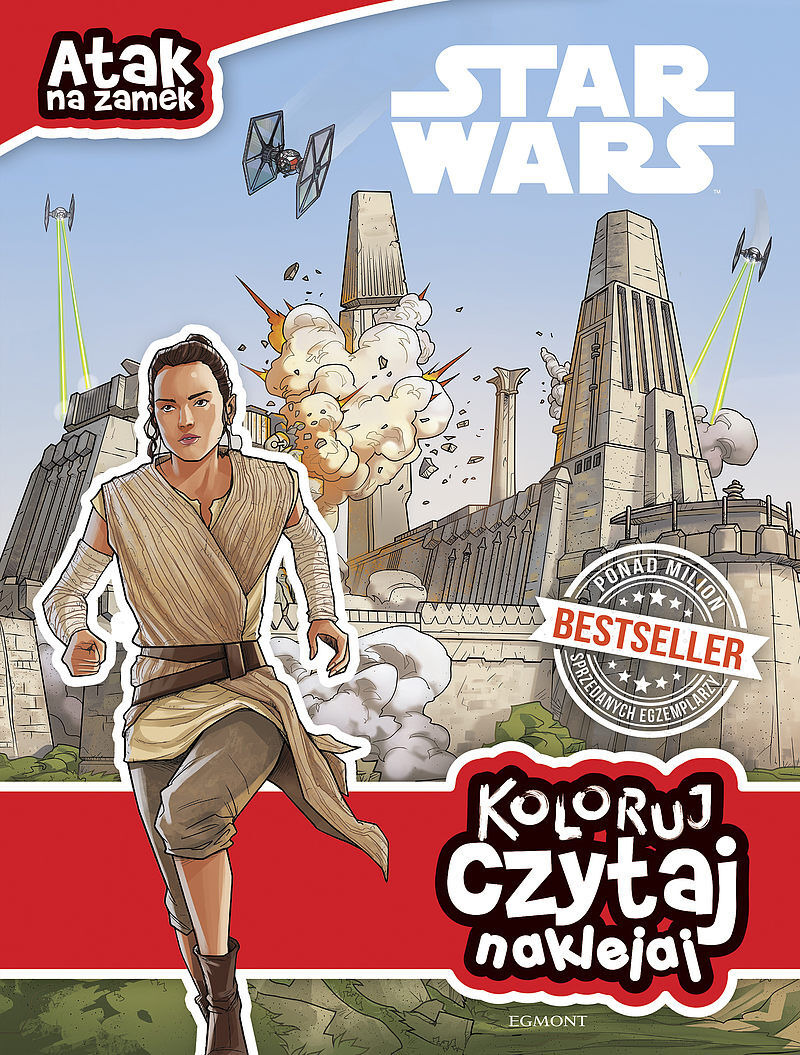 Gwiezdne Wojny. Atak na zamek. Koloruj, czytaj, naklejaj