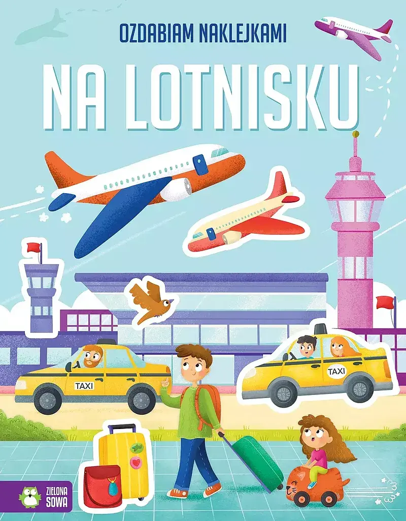 Ozdabiam naklejkami. Na lotnisku