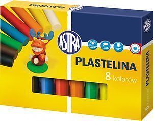 Plastelina 8 kolorów