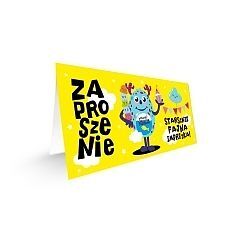 Zaproszenie potworek – komplet 5 sztuk