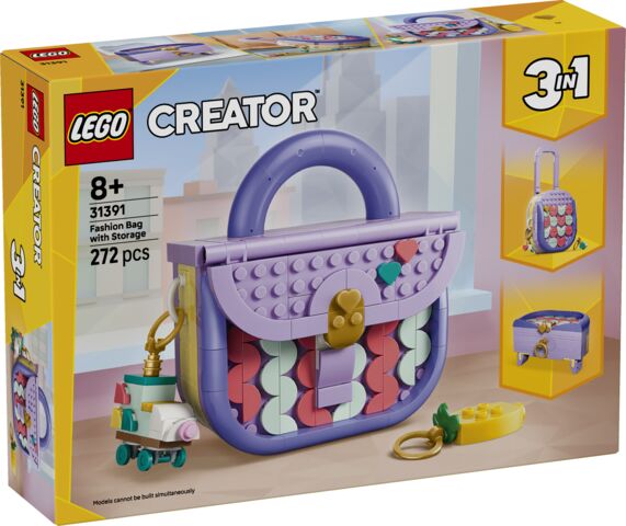 LEGO Creator 3w1 Modna torebka ze schowkiem 31391