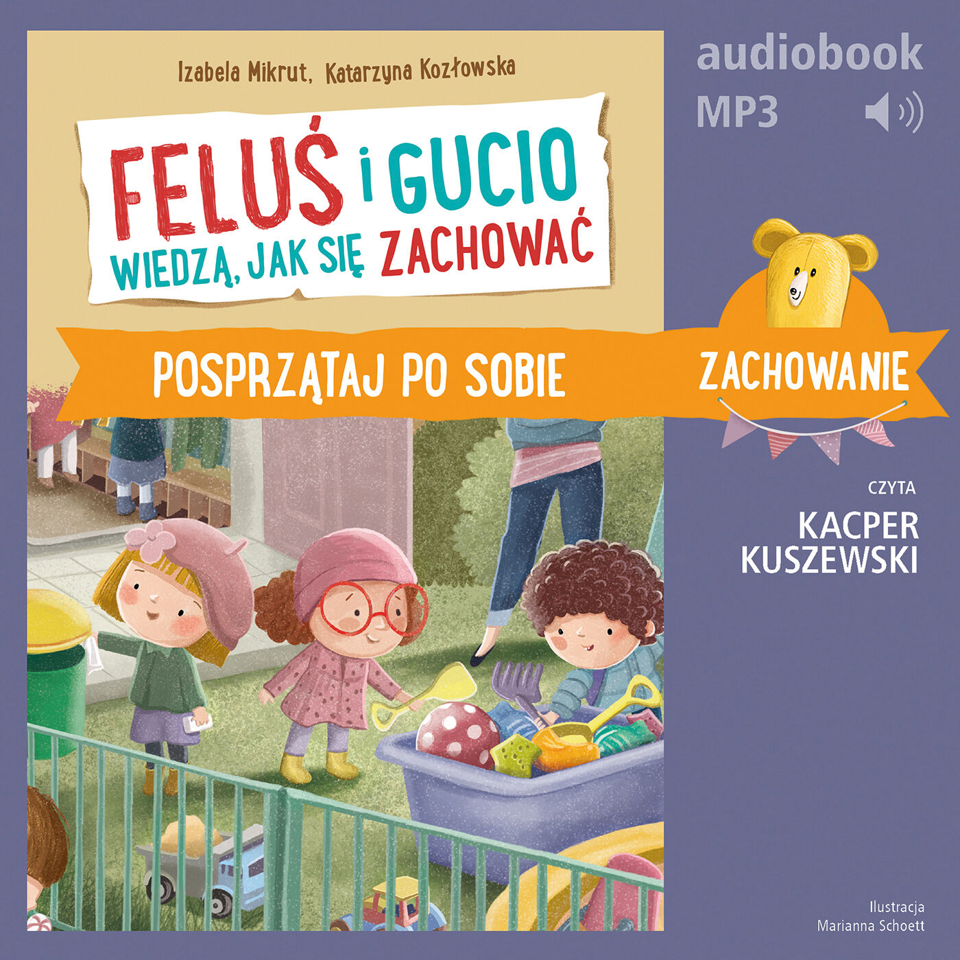 Feluś i Gucio wiedzą, jak się zachować. Posprzątaj po sobie (audiobook MP3)