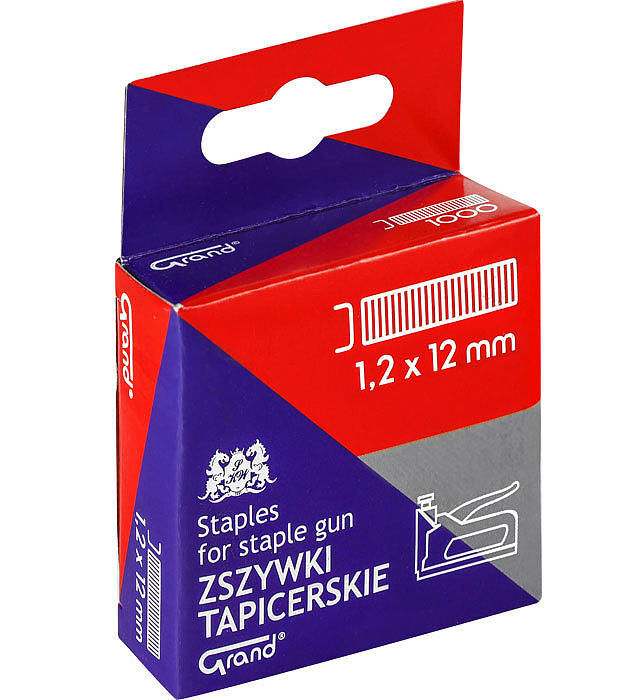 Zszywki do zszywacza tapicerskiego - takera 1,2x12 grand