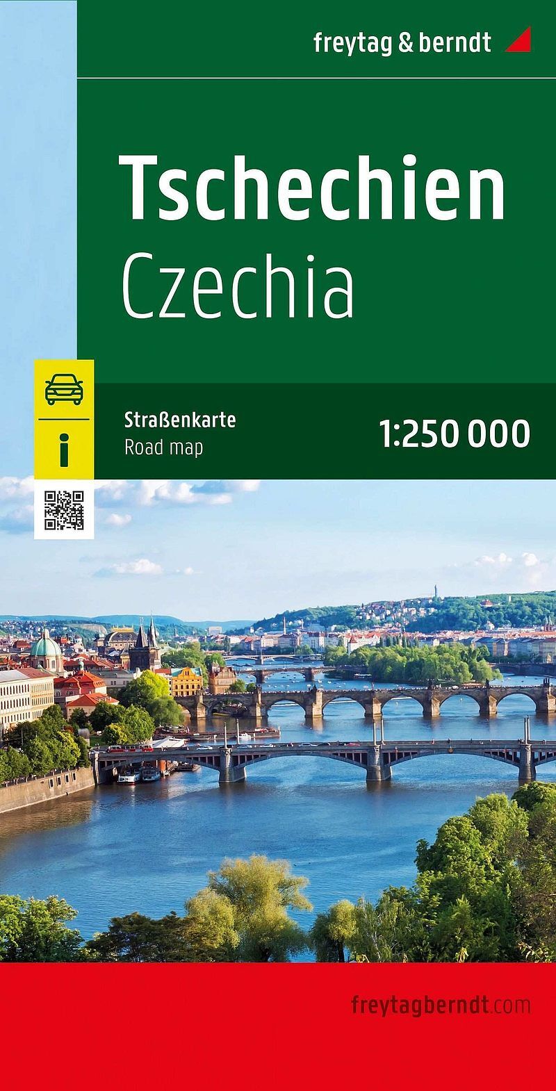 Mapa czechy 1:250 000 fb