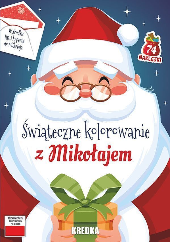 Świąteczne kolorowanie z mikołajem