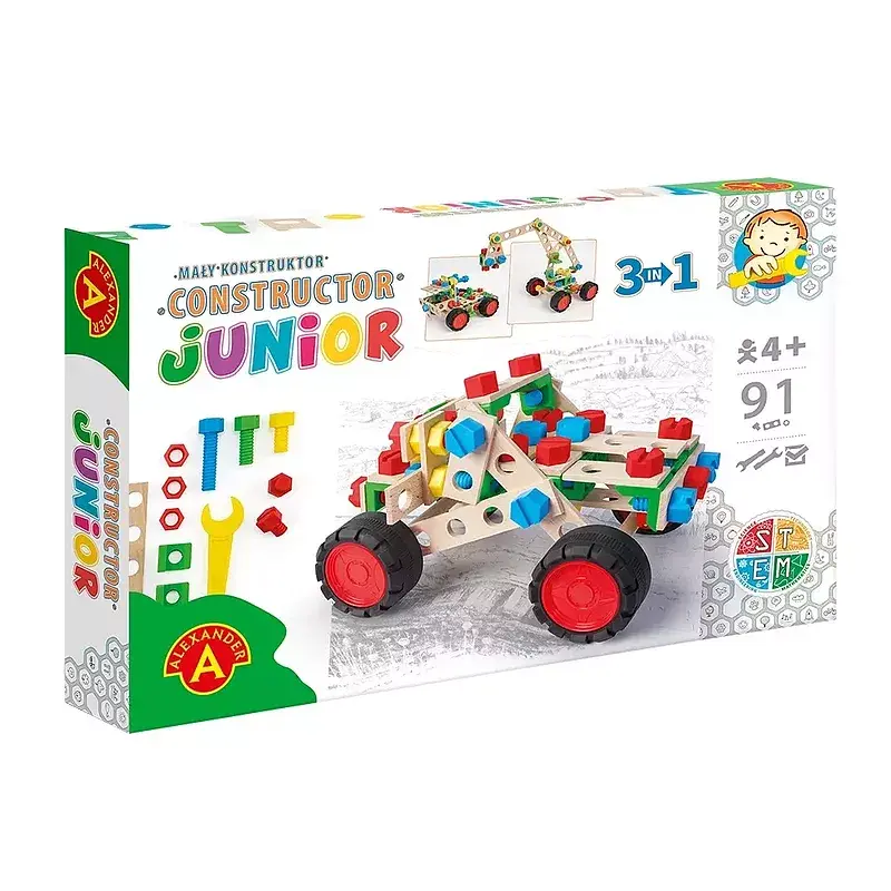 Mały Konstruktor Junior 3x1 Off Road Vehicle