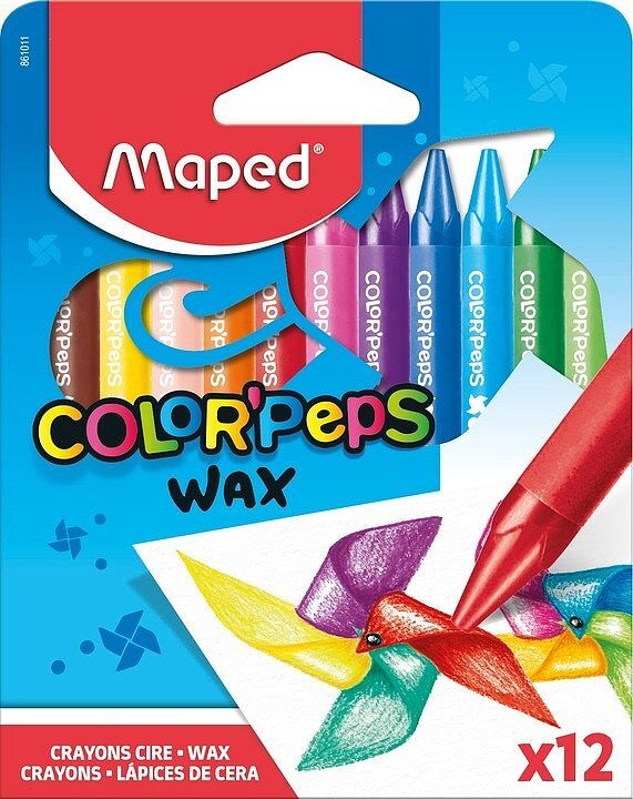 Kredki świecowe maped colorpeps 12 kolorów