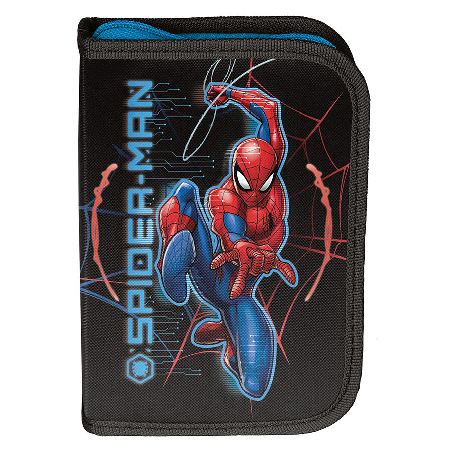 Piórnik 1-komorowy z wyposażeniem Spider-Man MSP23PA-P001