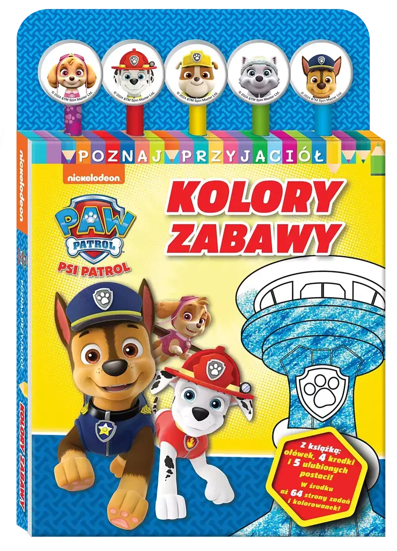 Psi Patrol. Poznaj przyjaciół cz. 1 Kolory zabawy