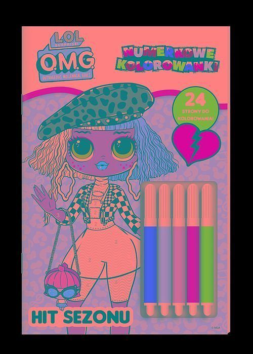 L.O.L Surprise! OMG Numerkowe kolorowanki. Hit sezonu