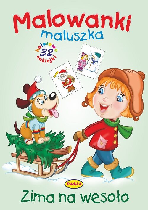 Zima na wesoło. Malowanki maluszka
