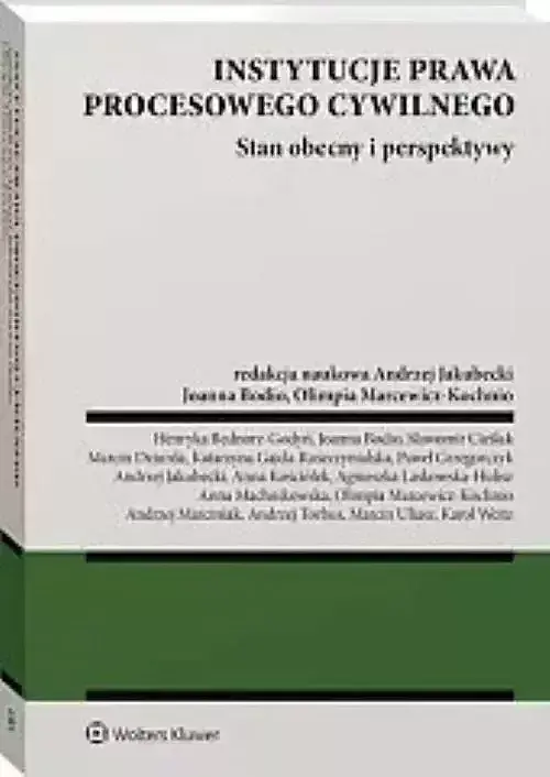 Instytucje prawa procesowego cywilnego Stan obecny i perspektywy