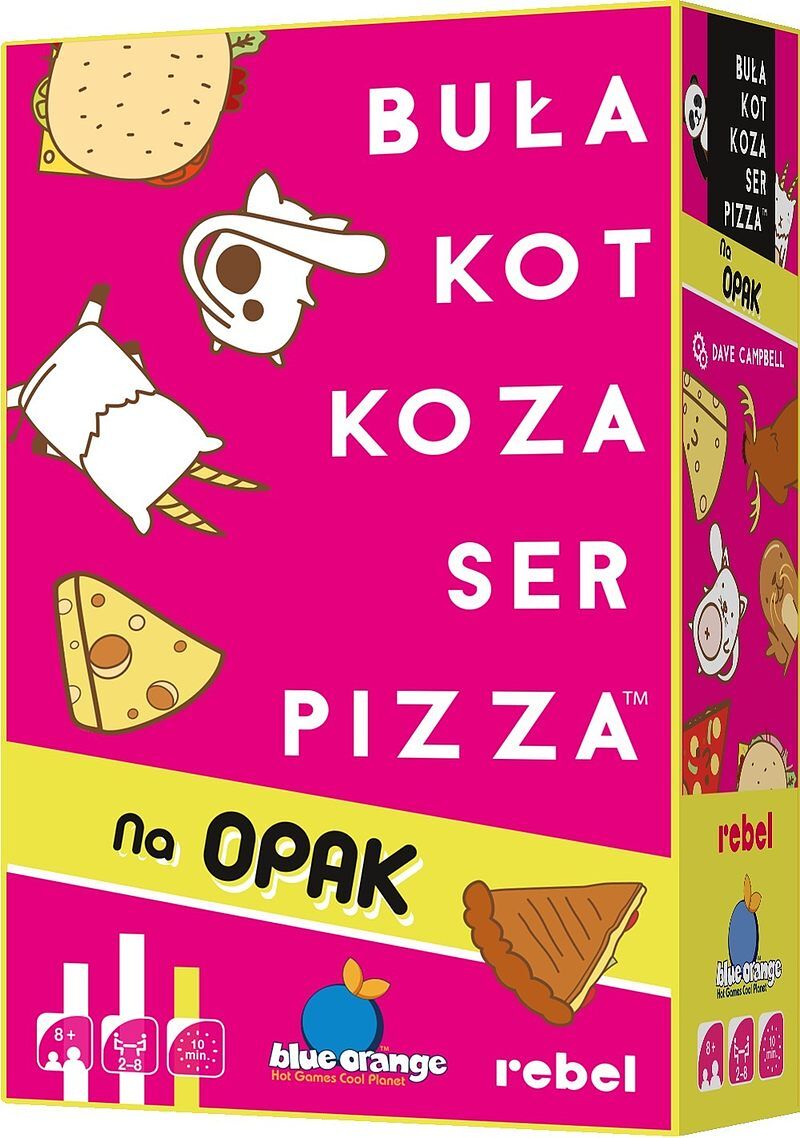 Gra buła kot koza ser pizza na opak