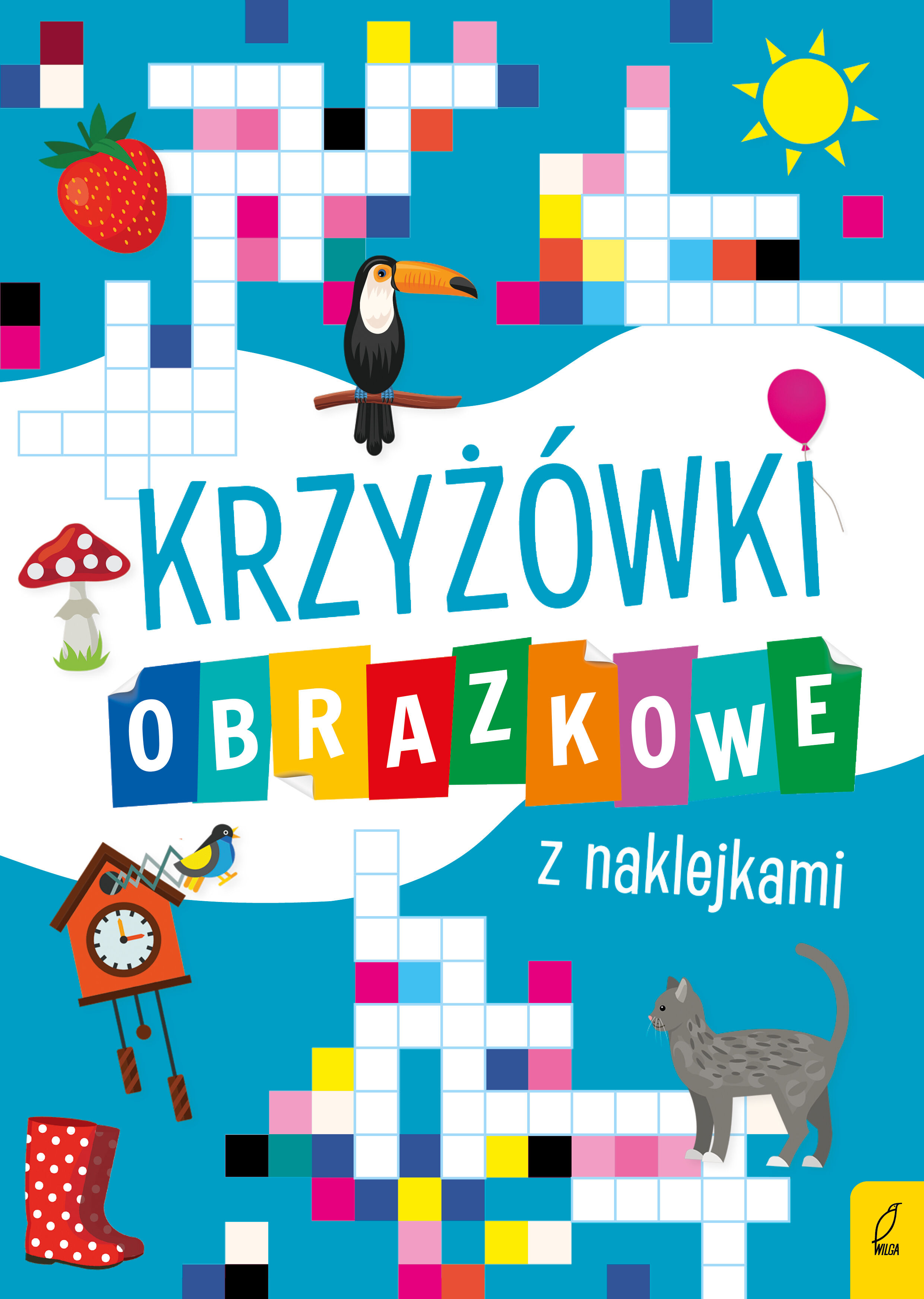Krzyżówki obrazkowe z naklejkami