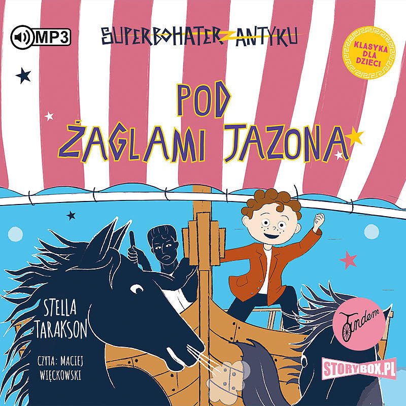Cd mp3 pod żaglami jazona! superbohater z antyku. Tom 6