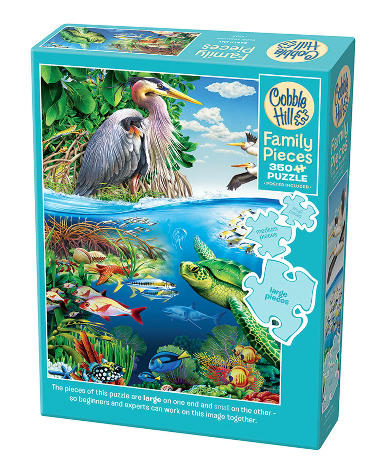 Puzzle 350 W powietrzu i pod wodą 112679