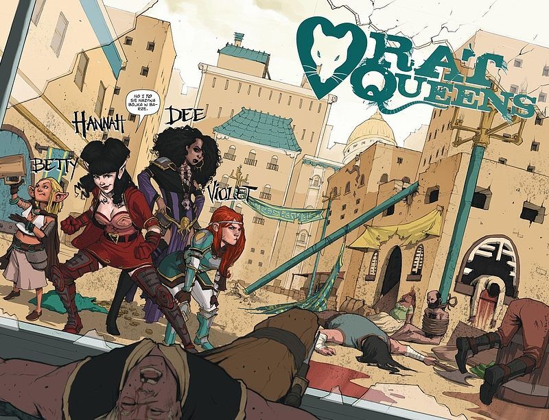 Rat Queens - 1 - Magią i maskarą