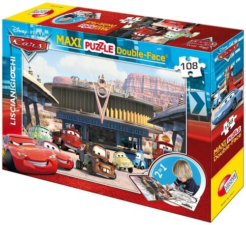 Puzzle dwustronne maxi Auta 108