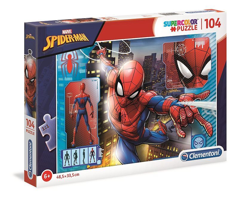 Puzzle 104 super kolor spider-man 27118