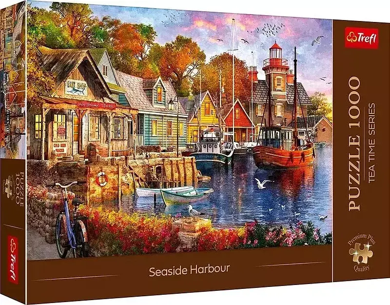 Puzzle Premium Plus Quality 1000 Tea Time Nadmorski zakątek
