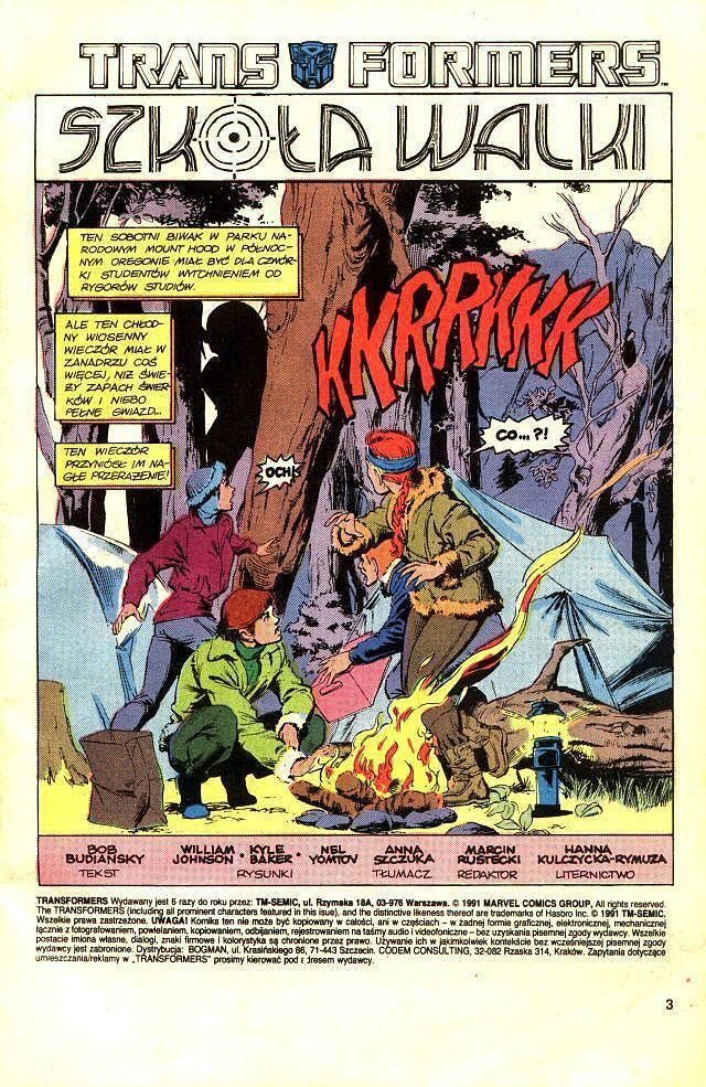 Transformers - 4 - (1/1992) Szkoła walki / Powtórka z przeszłości