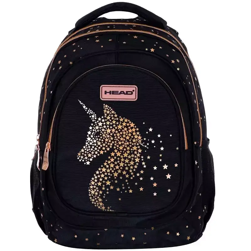 Plecak 3-komorowy head golden effect classy gold