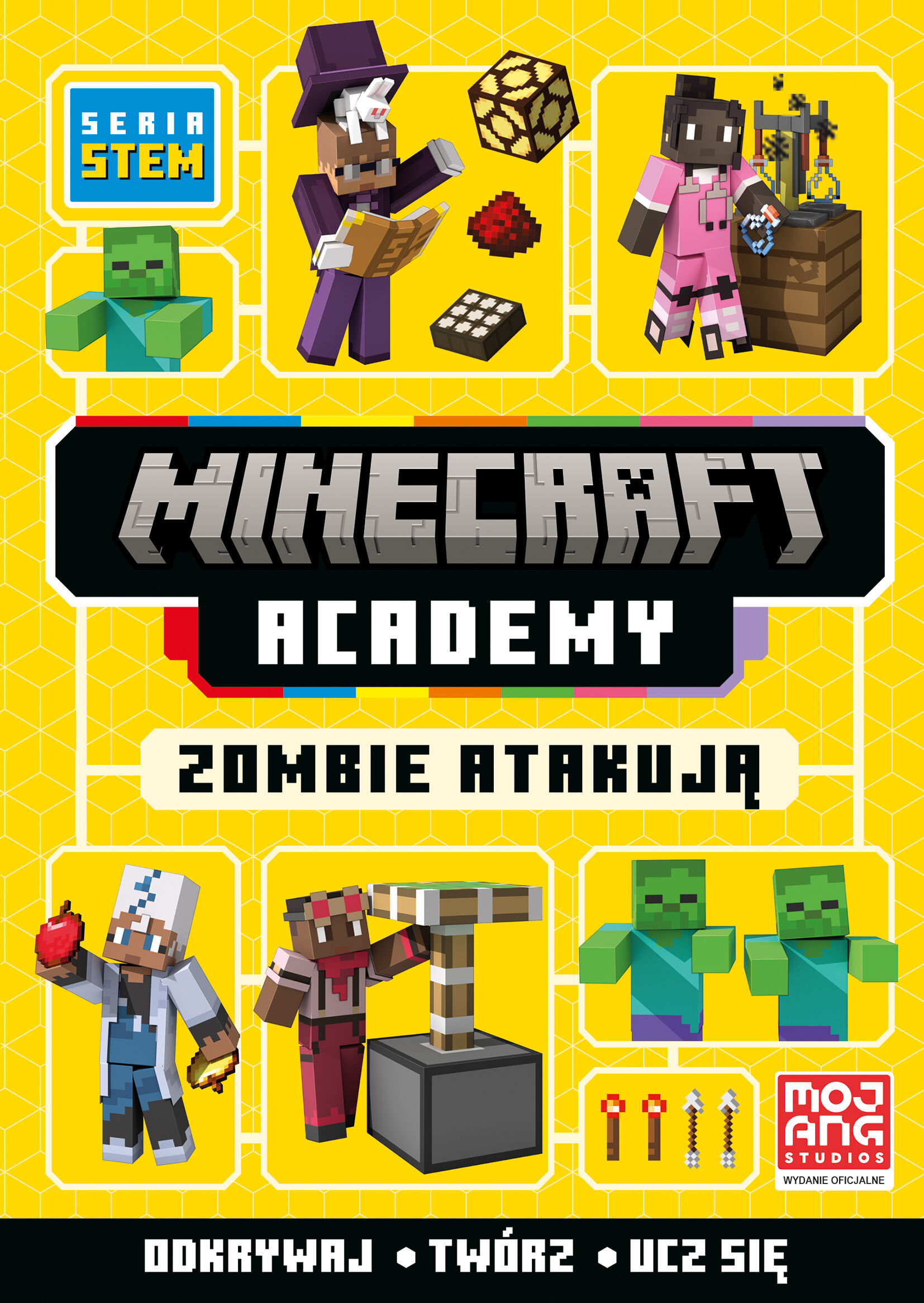 Minecraft Academy. Zombie atakują