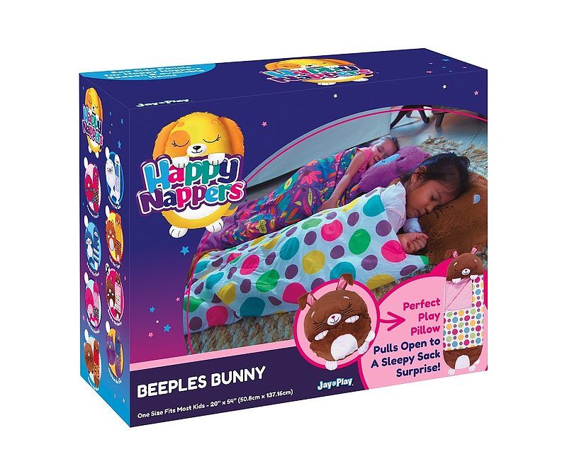 Śpiworek happy nappers beeples brązowy króliczek