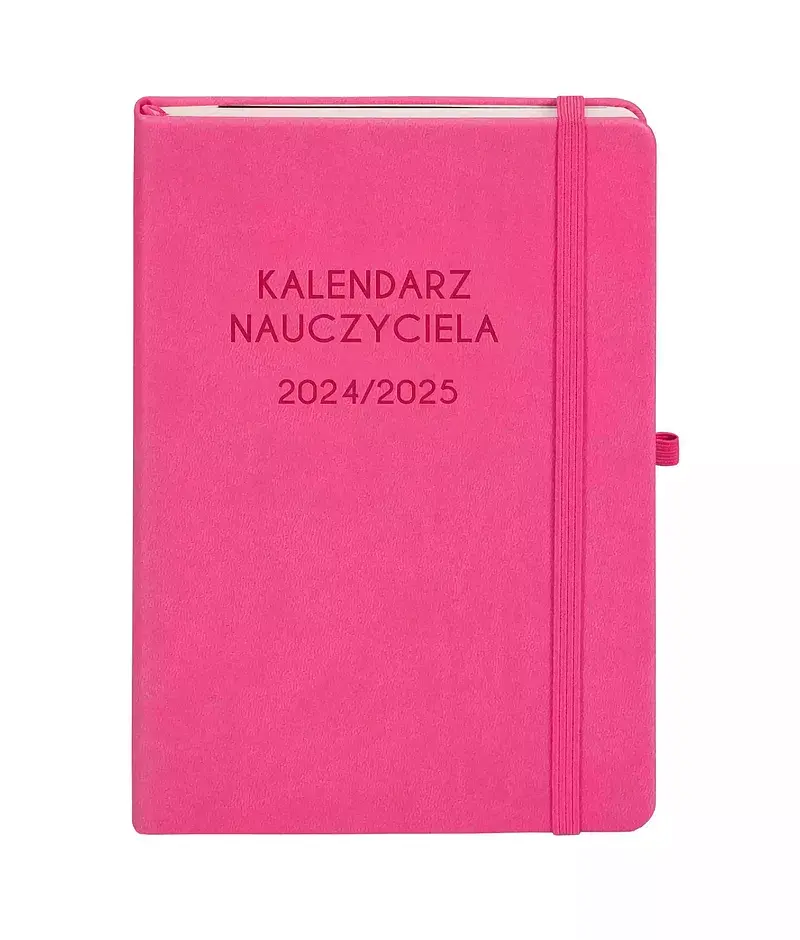 Kalendarz nauczyciela  2024/2025 a5 tdw różowy