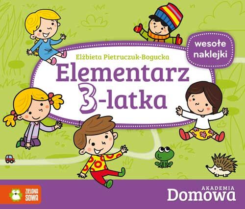Elementarz 3-latka akademia domowa + naklejki