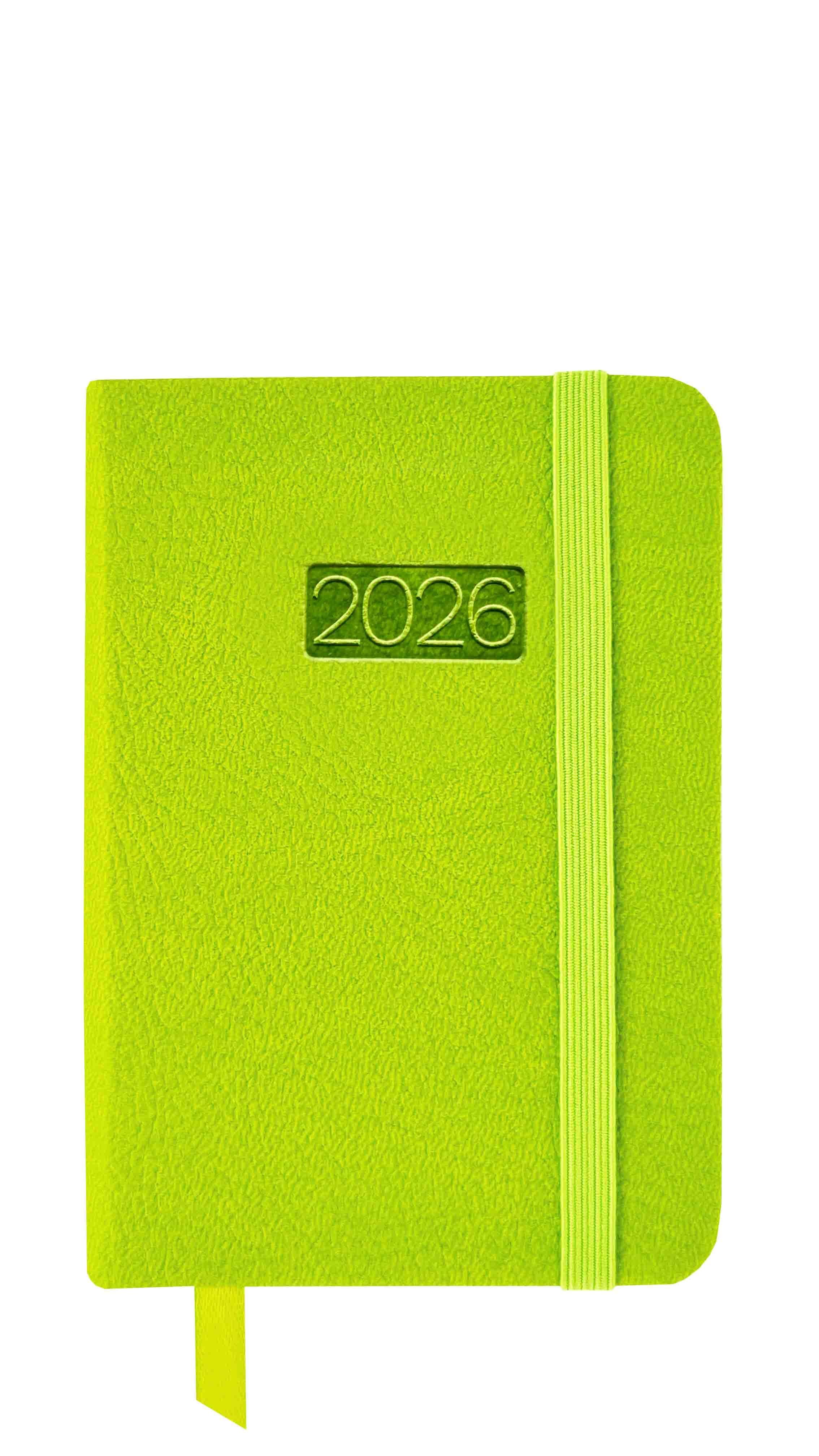 Kalendarz 2026 LUX tygodniowy zielony V1 KK-1L