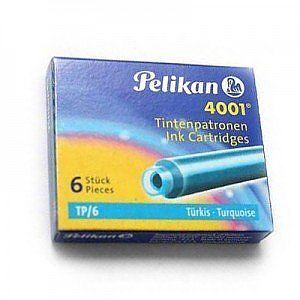 Naboje atramentowe Pelikan 4001 Turkusowe