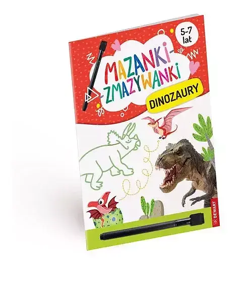 Mazanki-zmazywanki. Dinozaury.