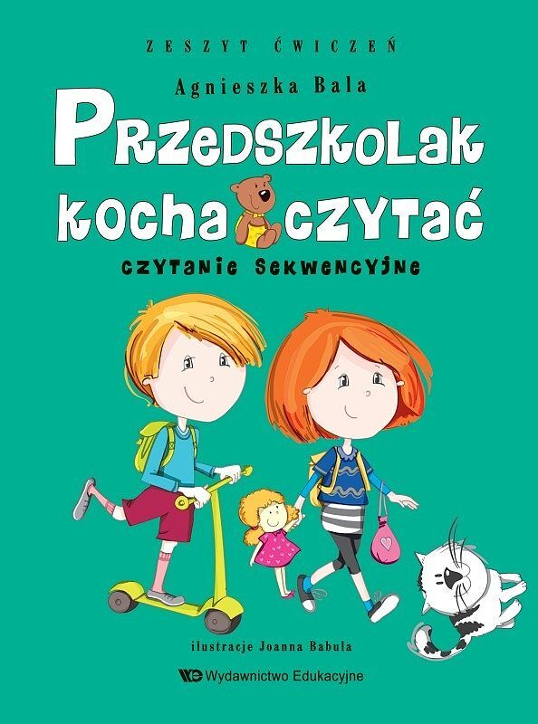 Przedszkolak kocha czytać zeszyt ćwiczeń czytanie sekwencyjne