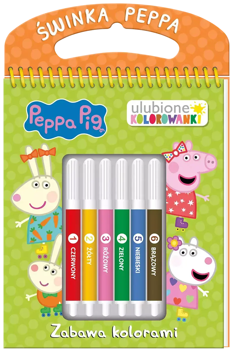 Peppa Pig. Ulubione kolorowanki 3. Zabawa kolorami